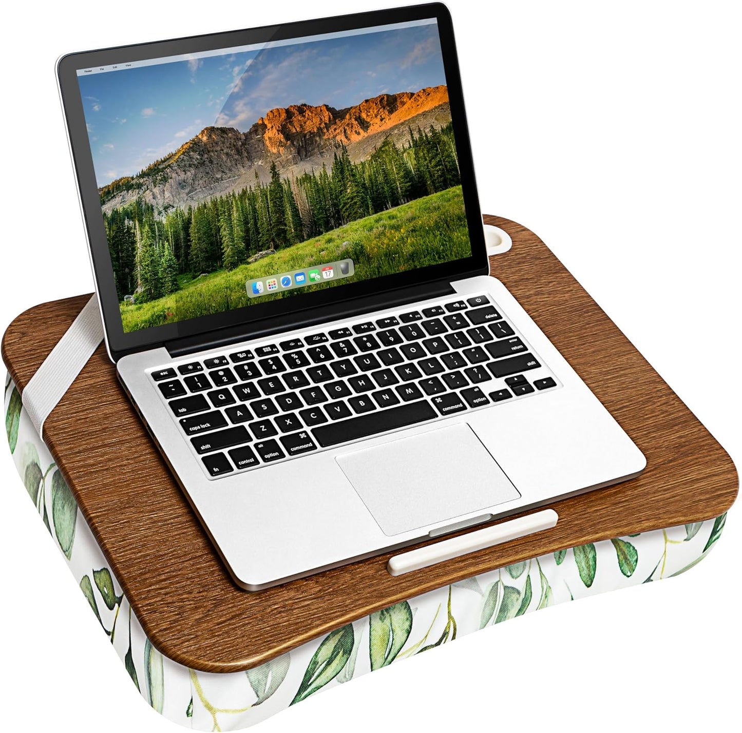 LAPGEAR Designer Lap Desk with Phone Holder and Device Ledge - Arrow Stripes - Fits up to 15.6 Inch Laptops - Style No. 45411