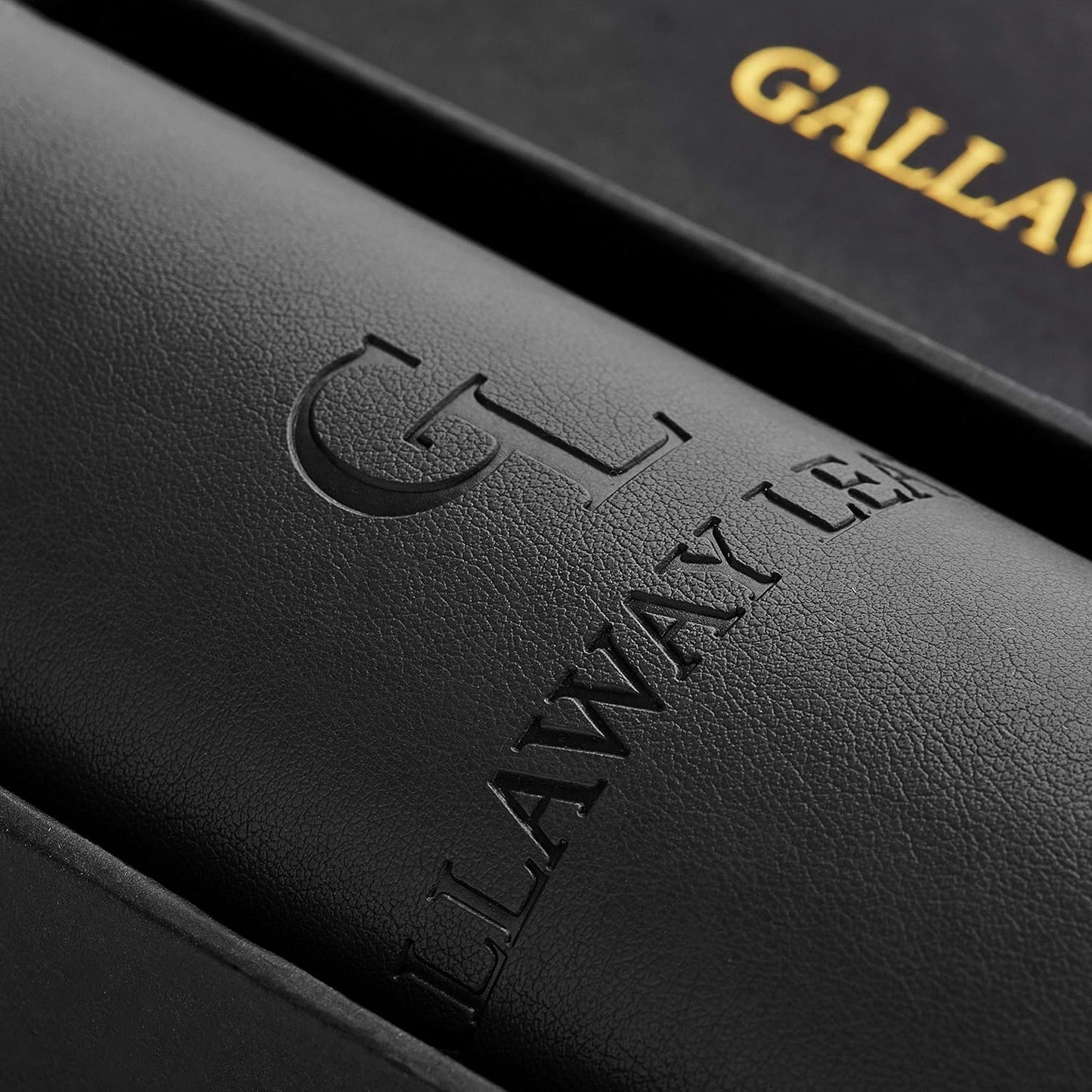 Gallaway Leather Desk Mat, Office Writing Desk Pad, Large 36" x 17" Dark Brown, for Top of Desks, Gift Ready Elegant Computer Desk Cover Protector PU Leather