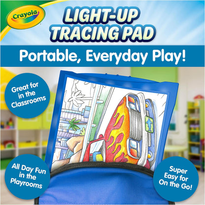 Crayola Light Up Tracing Pad Pink, Best Birthday Gifts for Girls & Boys, 6, 7, 8 Year Olds, Kids Toys, Light Box Art Kit for Kids [Amazon Exclusive]