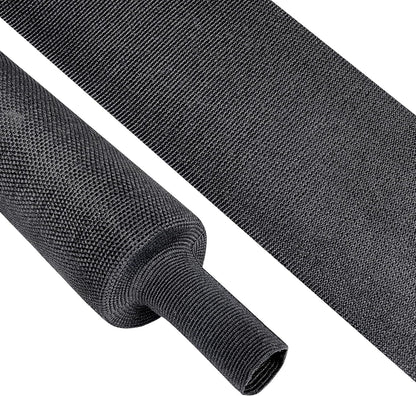 Braided Sleeving Heat Shrinkable Fabric 2:1 Ratio- Abrasion Protection Flexibility Wiring Harness Cable Sheath (3/8" ID, 16ft) - Colors A